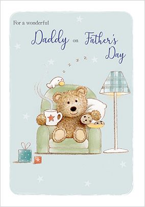 Photo of Barley Bear To Daddy On Father's Day Card