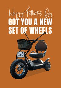 Tap to view New Set Of Weels Father's Day Card