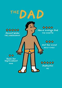 Tap to view The Dad Reviews Father's Day Card