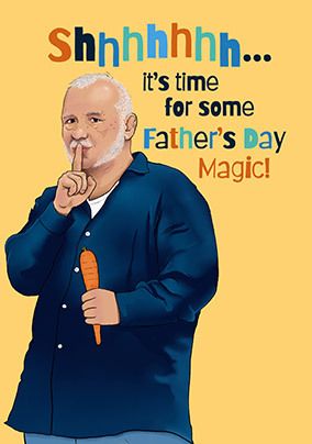 Photo of Shh It's Time For Some Father's Day Magic Card