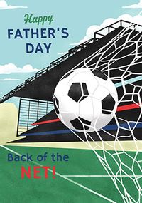 Tap to view Back Of The Net Father's Day Card