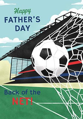 Photo of Back Of The Net Father's Day Card