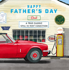 Mint Condition Classic Dad Father's Day Square Card