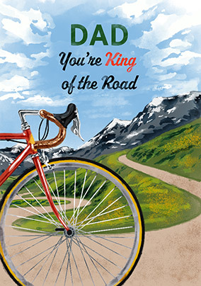 King Of The Road Dad Father's Day Card