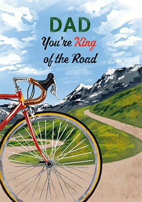 Photo of King Of The Road Dad Father's Day Card