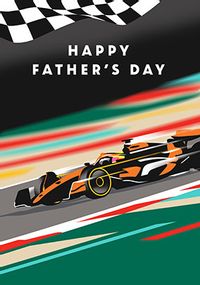 Tap to view Race Car Father's Day Card