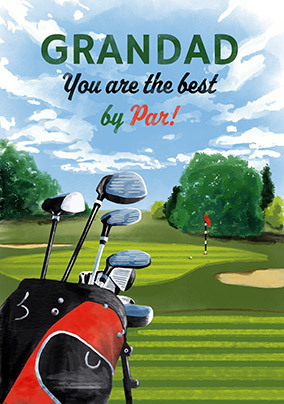 Grandad You're The Best By Par Father's Day Card