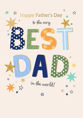 Photo of To The Very Best Dad Father's Day Card