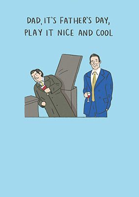 Photo of Dad Play It Nice And Cool Father's Day Card