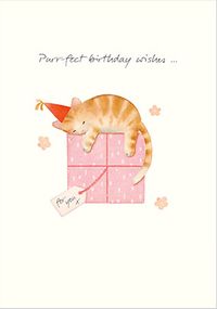 Tap to view Purrfect Birthday Wishes Card