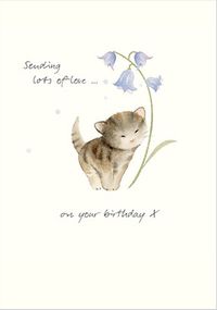 Tap to view Lots of Love Cat Birthday Card
