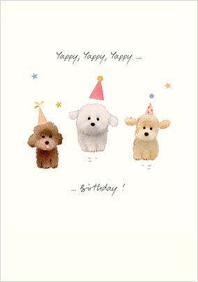 Photo of Yappy Yappy Yappy Bithday Card