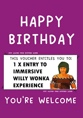 Immersive Experience Birthday Card