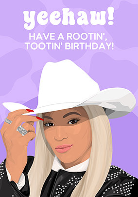 Rootin' Tootin' Birthday Card