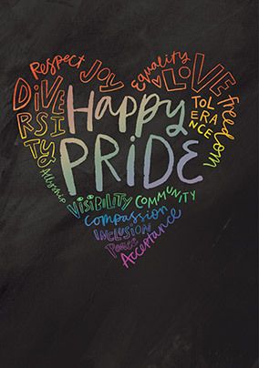 Photo of Happy Pride Heart Card