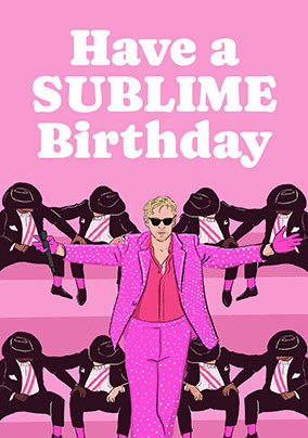 Sublime Birthday Card