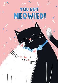 Tap to view You Got Meowied Wedding Card