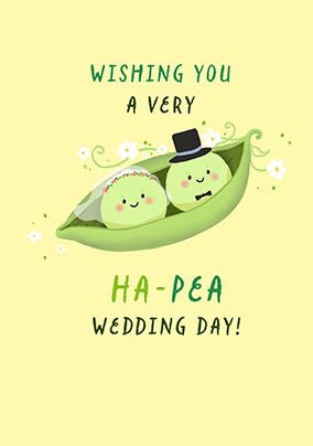 Photo of Ha-Pea Wedding Day Card