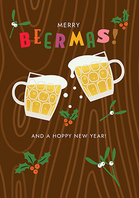 Merry Beermas Christmas Card
