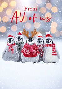 Tap to view Festive Penguins Christmas Card