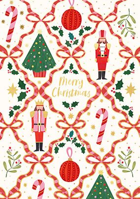 Photo of Festive Icons Christmas Card