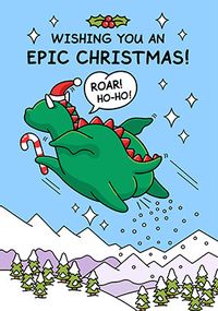 Tap to view Epic Dragon Christmas Card
