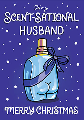 Scentsational Husband Christmas Card