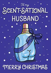 Tap to view Scentsational Husband Christmas Card