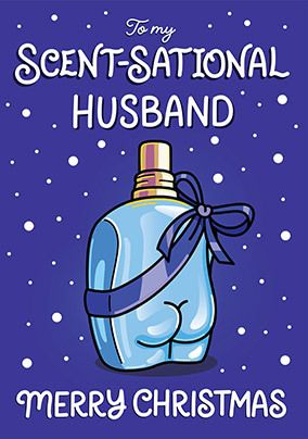 Photo of Scentsational Husband Christmas Card