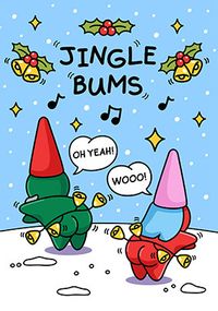 Tap to view Jingle Bums Christmas Card