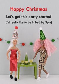 Tap to view Let's Get The Party Started Christmas Card