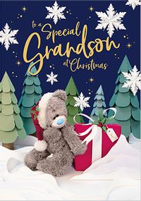 Tap to view Me To you Special Grandson Christmas Card