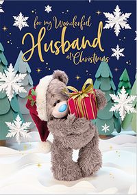 Tap to view Me To You Wonderful Husband Christmas Card