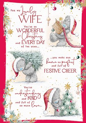 Photo of Me To You Wife Verse Christmas Card