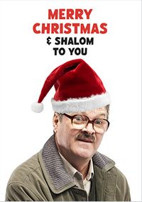 Tap to view Friday Night Dinner Merry Christmas & Shalom Card