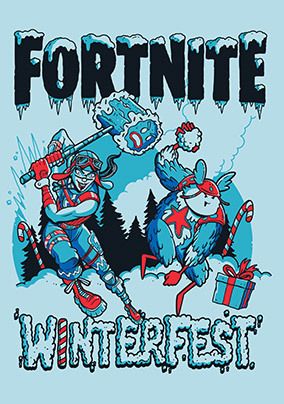 Photo of Fortnite Winterfest Christmas Card