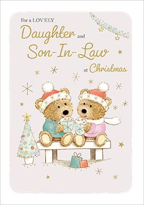 Photo of Barley Bear Daughter And Son-In-Law Christmas Card