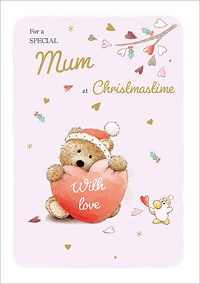Photo of Barley Bear Special Mum Christmas Card