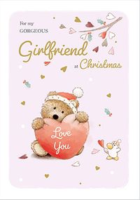 Tap to view Barley Bear Gorgeous Girlfriend Christmas Card