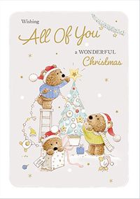 Tap to view Barley Bear To All Of You Christmas Card