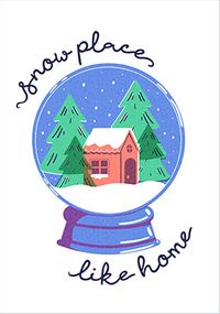 Tap to view Snow Place Like Home Christmas Card