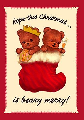 Photo of Bear-y Merry Christmas Card