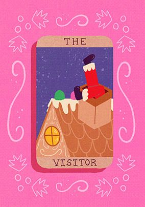 Photo of The Visitor Tarot Christmas Card