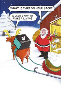 Tap to view Santa & Co Deliveroody Christmas Card