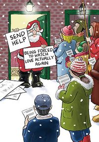Tap to view Santa & Co Love Actually Christmas Card