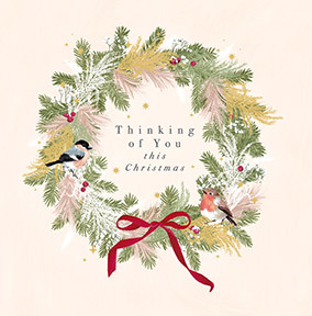 Thinking Of You This Christmas Square Card