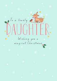 Tap to view Lovely Daughter Magical Christmas Card