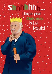 Tap to view Bob Mortimer Magic Christmas Card