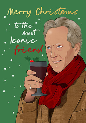 Richard E Grant Iconic Friend Christmas Card