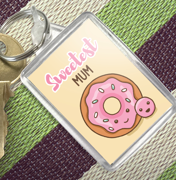 Sweetest Mum Mother's Day Keyring